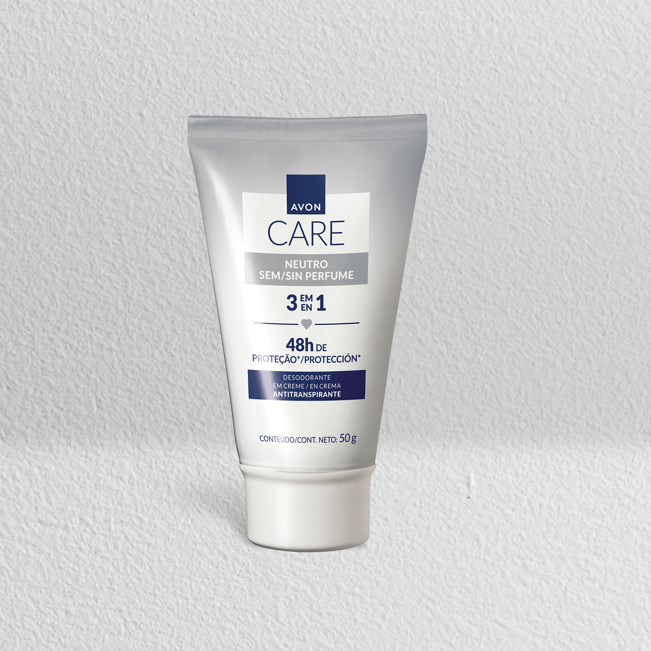 1766646071 442 Desodorante em Creme Antitranspirante 48h de Protecao Avon Care Neutro