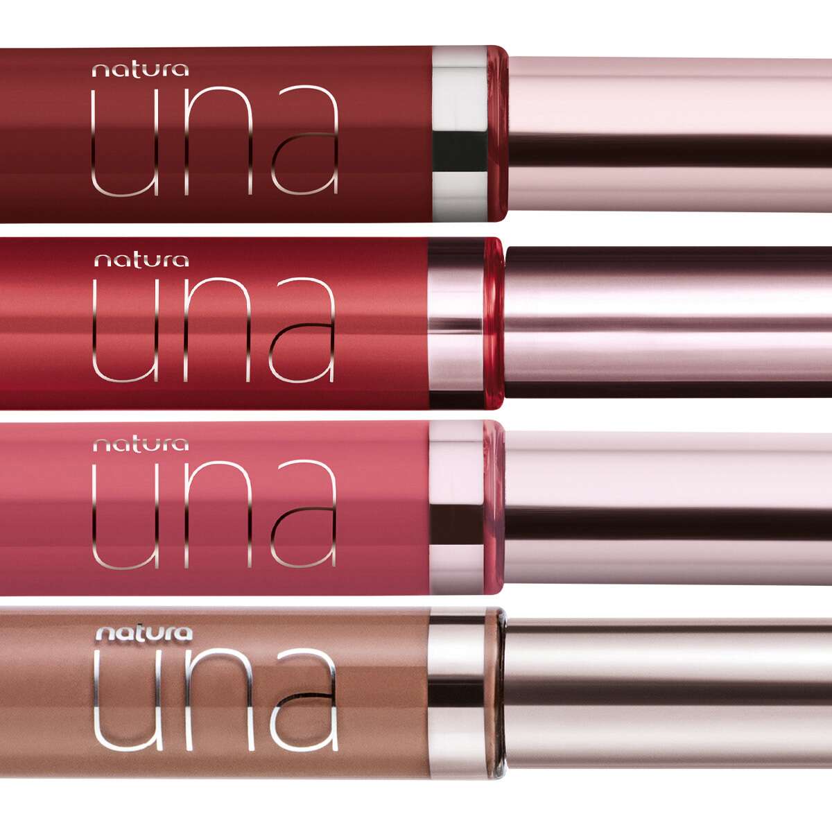 Aplicação do Batom Una matte nude