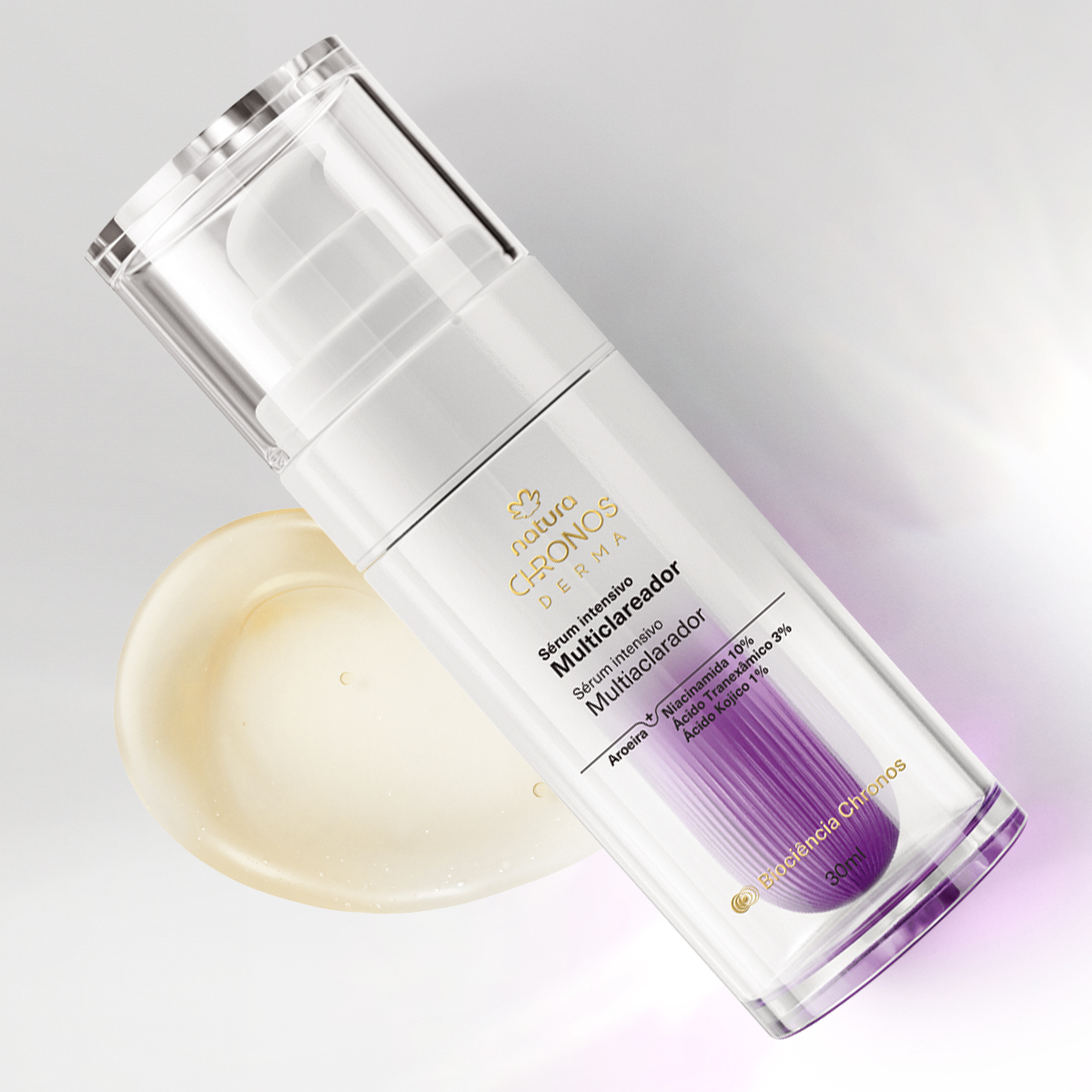 Aplicação do Sérum Intensivo Multiclareador Chronos Derma