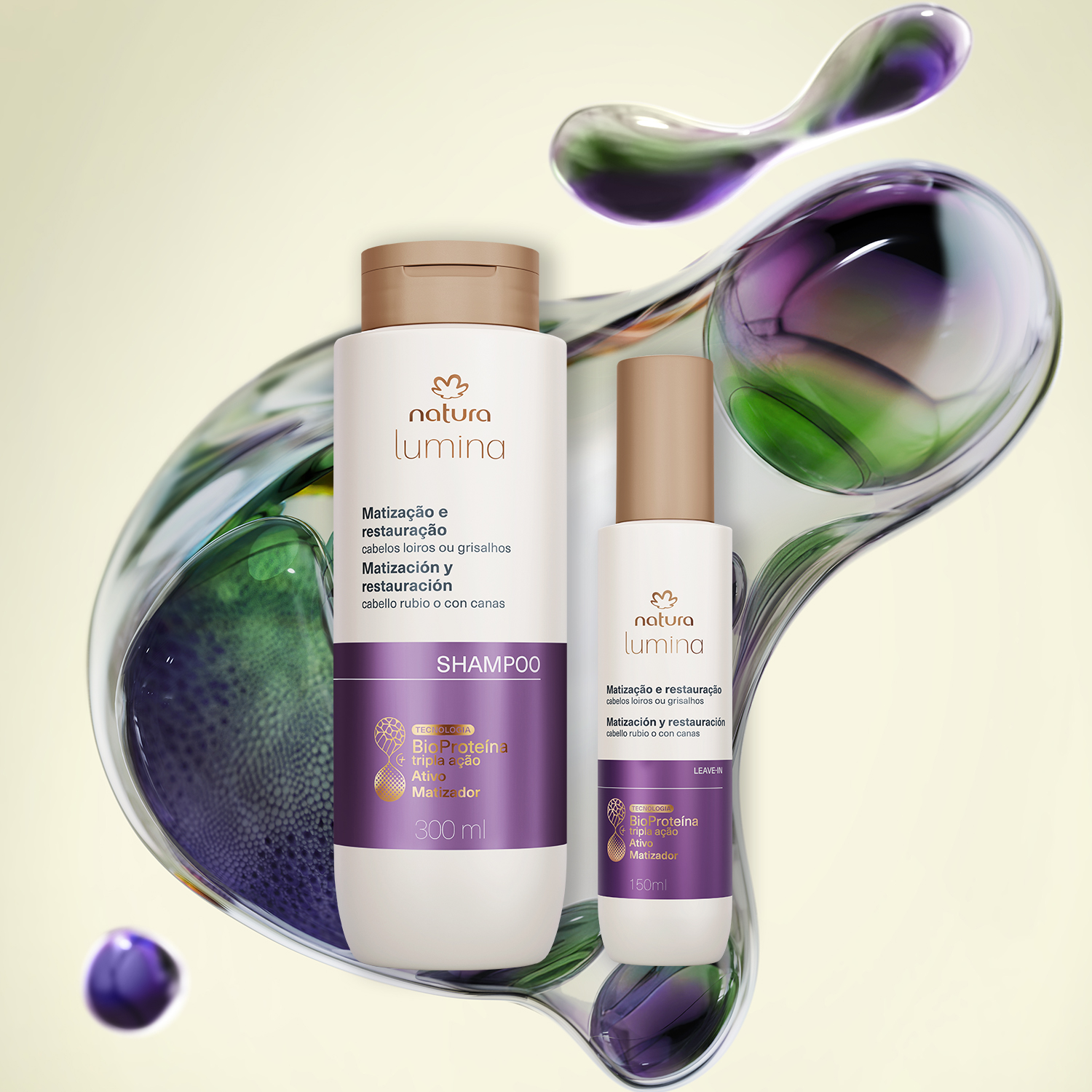 Kit Lumina Matização para Loiros e Grisalhos (2 produtos) 3 1766734709 62 Kit Lumina Matizacao para Loiros e Grisalhos 2 produtos