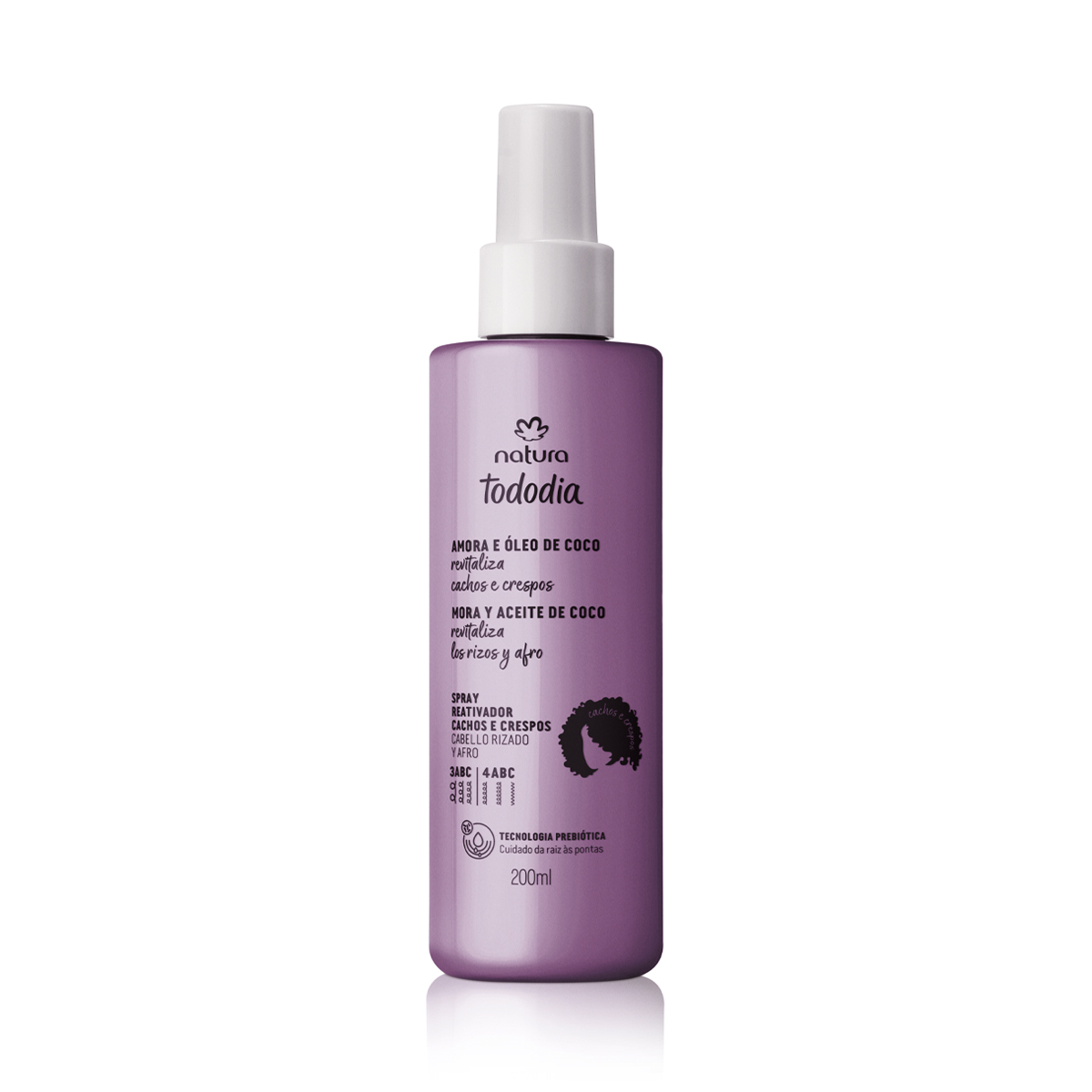 Detalhe do produto Spray Reativador Natura Tododia