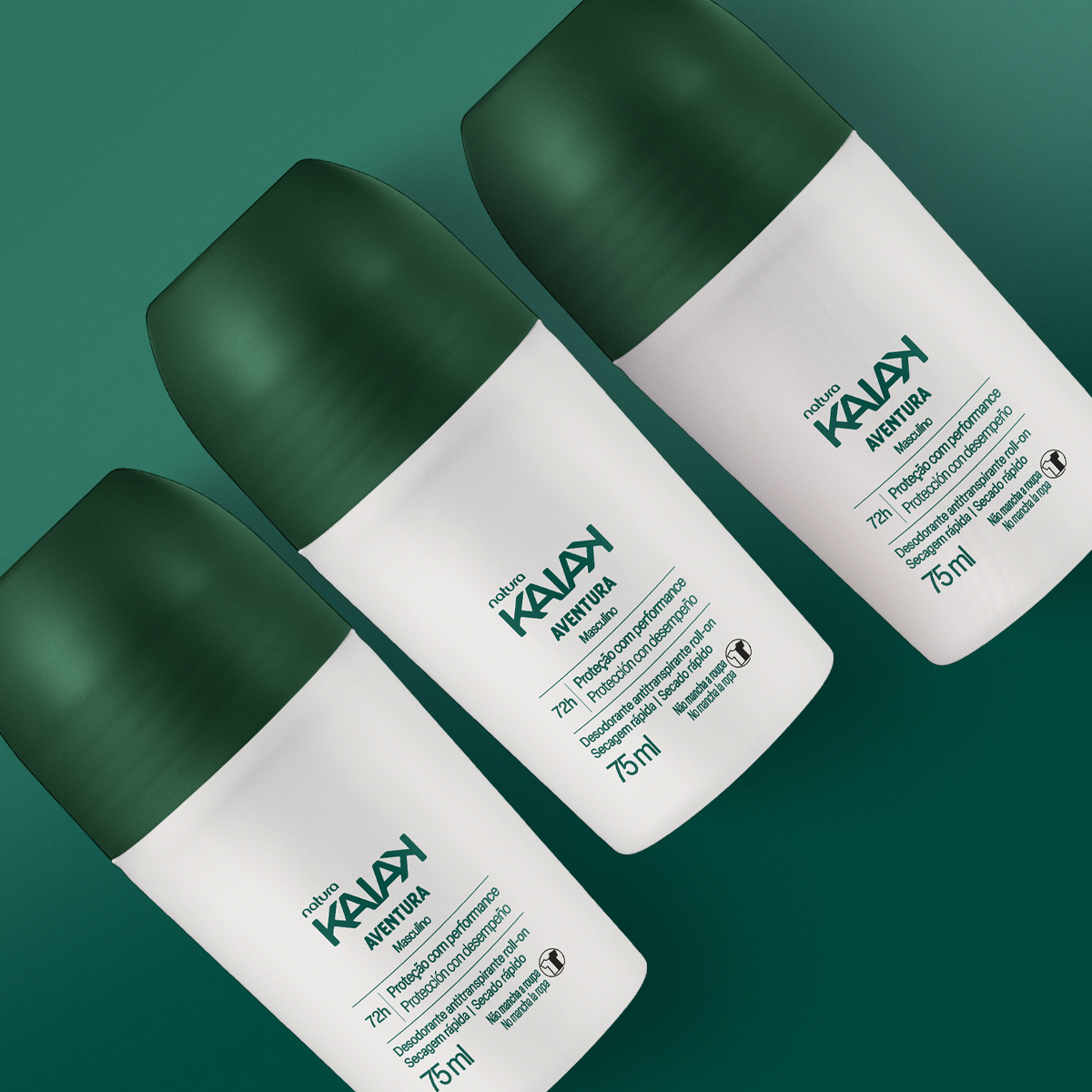 1766762429 391 Kit Desodorante Antitranspirante Roll on Kaiak Aventura Masculino 3 unidades