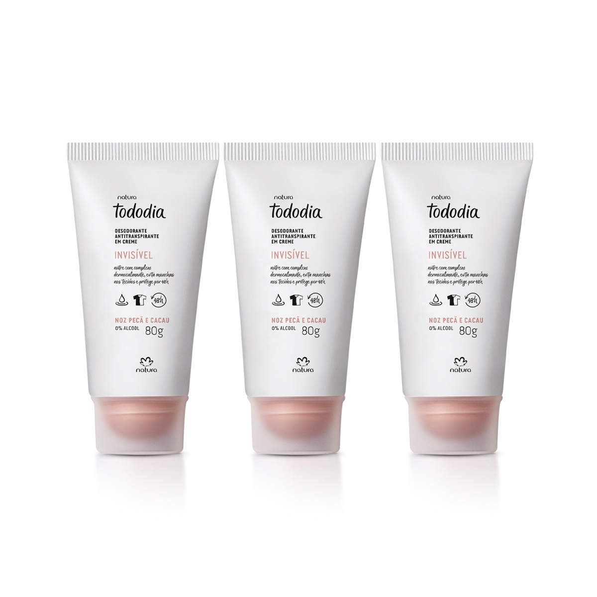 Detalhe do creme Tododia em embalagem