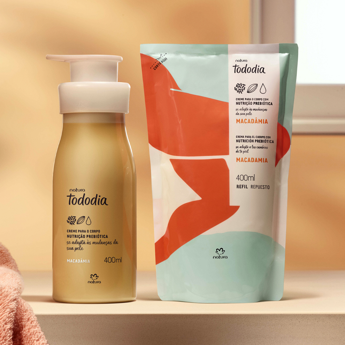 1766778416 146 Kit Creme Desodorante Nutritivo Corporal Tododia Macadamia com Refil