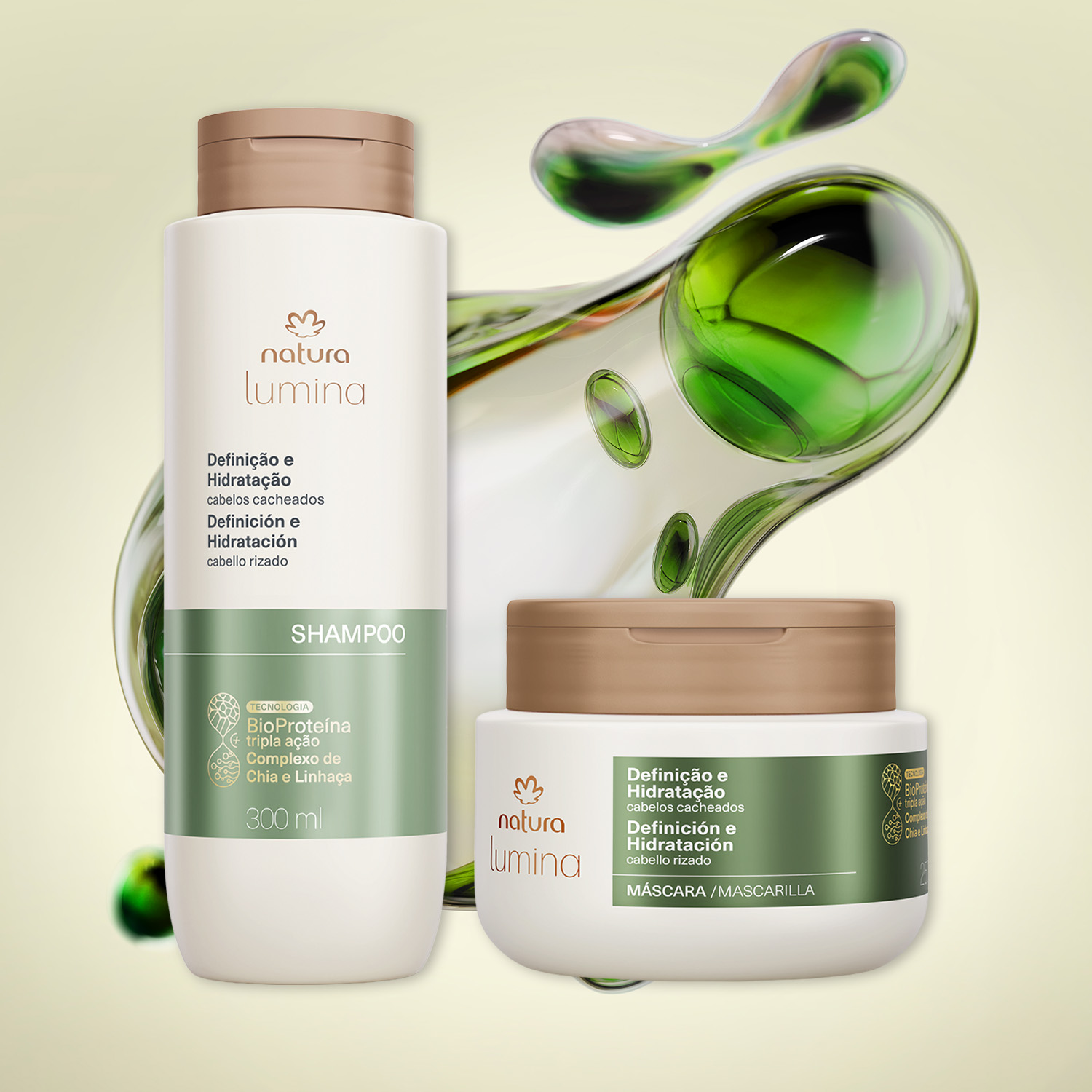 Shampoo Lumina para cachos