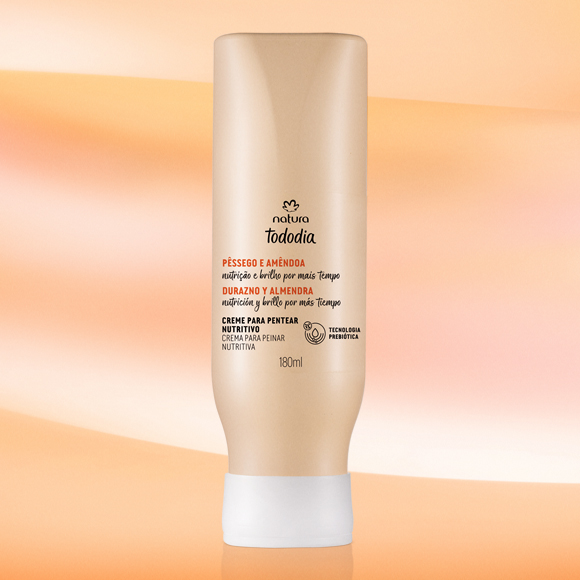 1766792302 902 Creme para Pentear Nutritivo Tododia Pessego e Amendoa 180 ml