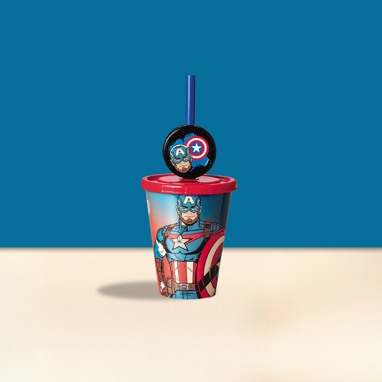 Banner mobile do Copo Pingente Capitão América