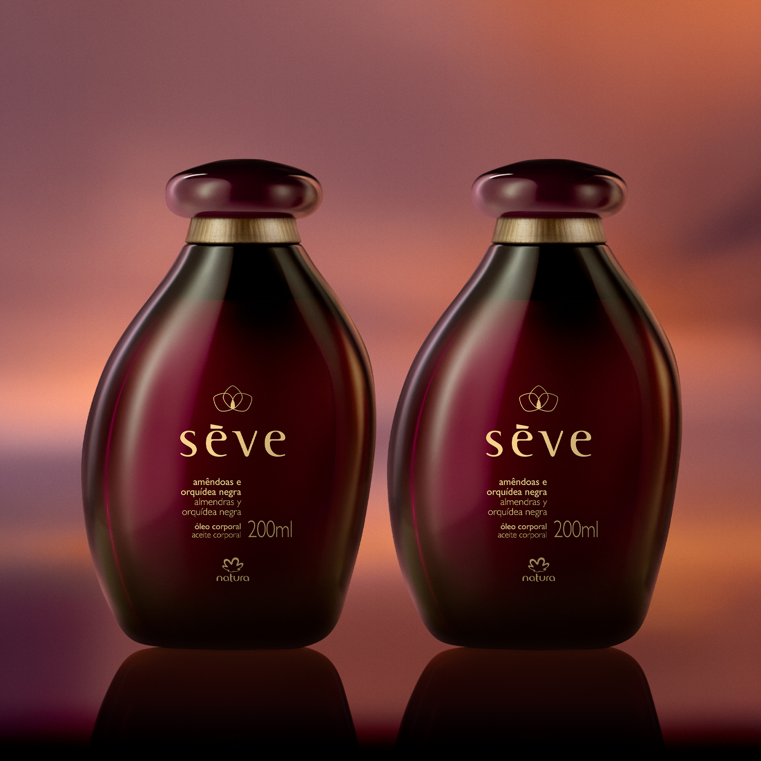 Óleo Sève em frasco elegante