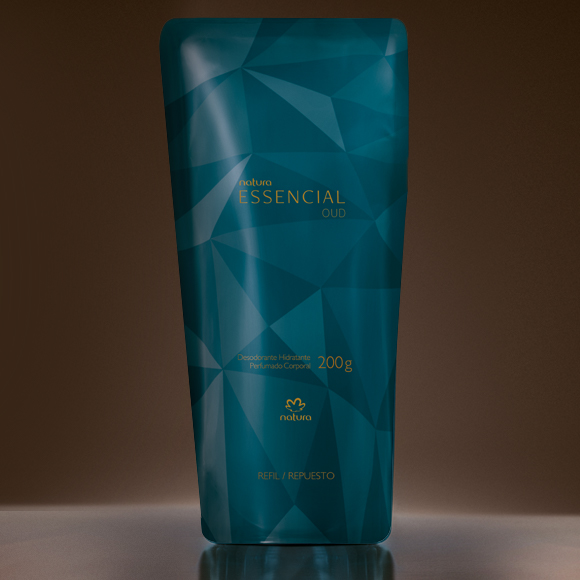 Refil Desodorante Hidratante Corporal Perfumado Essencial Oud 3 Visual mobile do Refil Desodorante Hidratante Essencial Oud