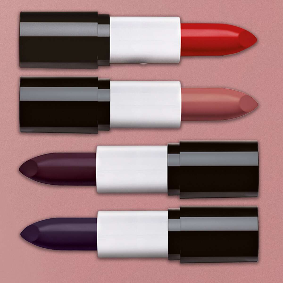 Detalhes das cores do Conjunto Batom Matte Faces