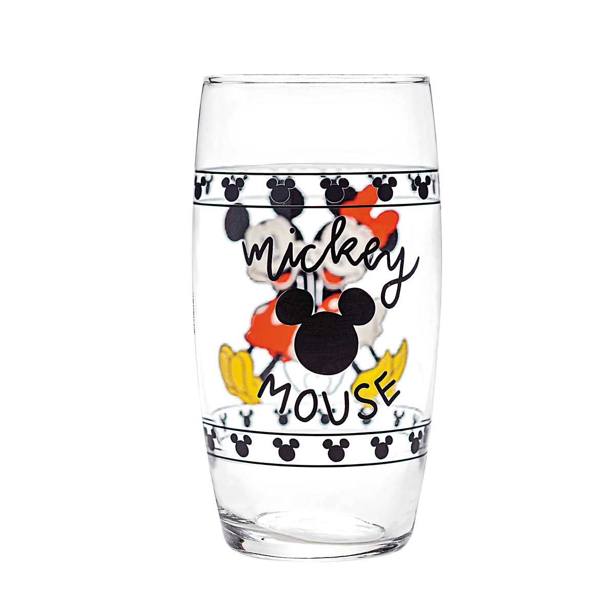 Copo Vidro Assinatura Mickey 5 Imagem detalhe do Copo Vidro Assinatura Mickey