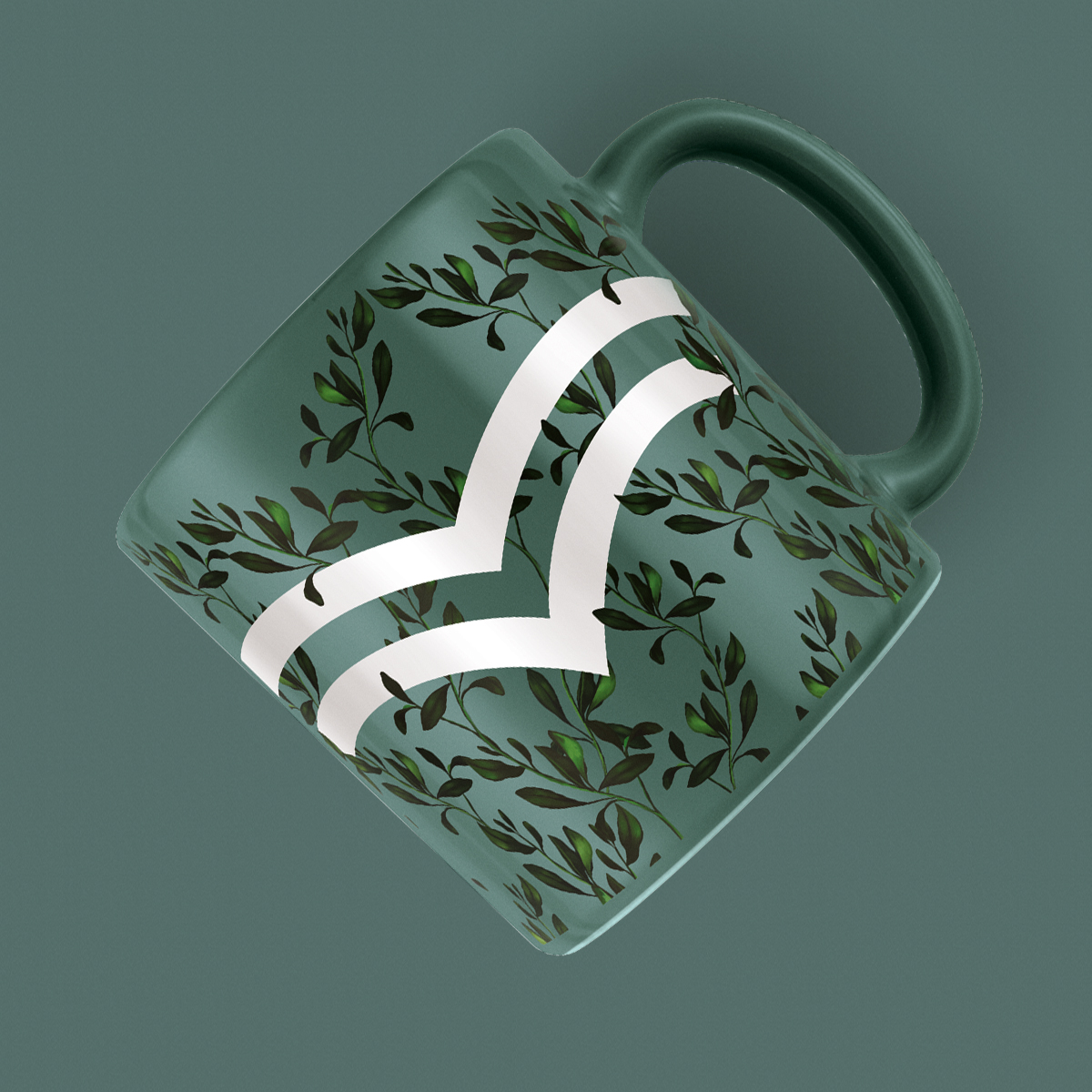 Outra ângulo da Caneca Crer Para Ver