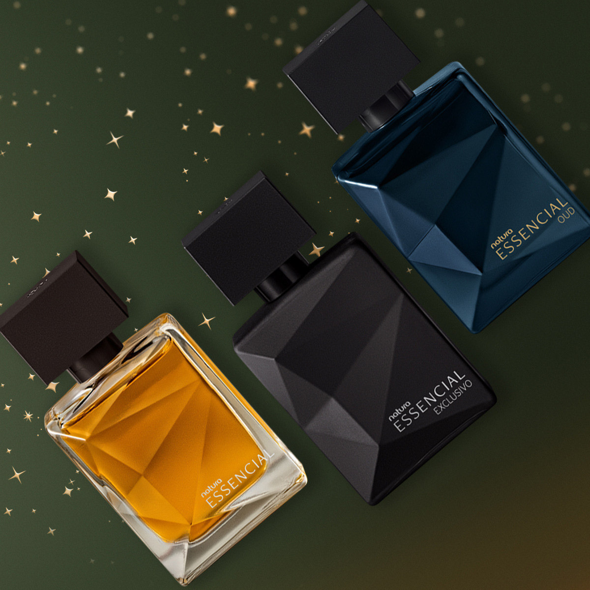 Frascos Essencial Oud e Exclusivo