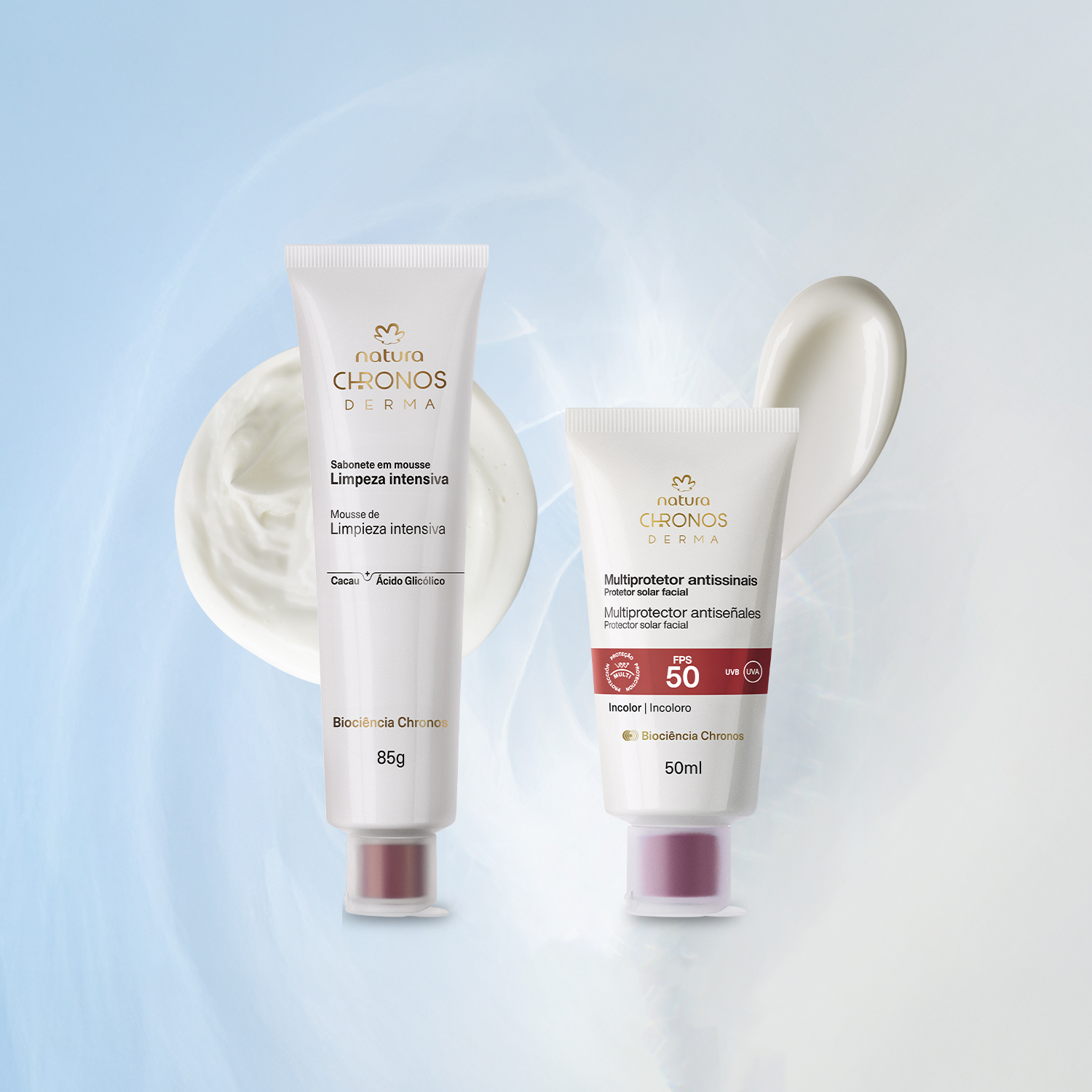 Sabonete Mousse Chronos Derma