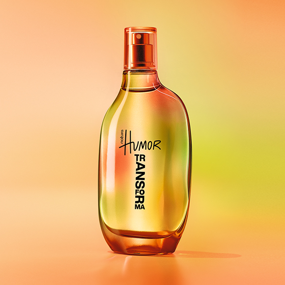 Visual mobile do perfume Humor Transforma