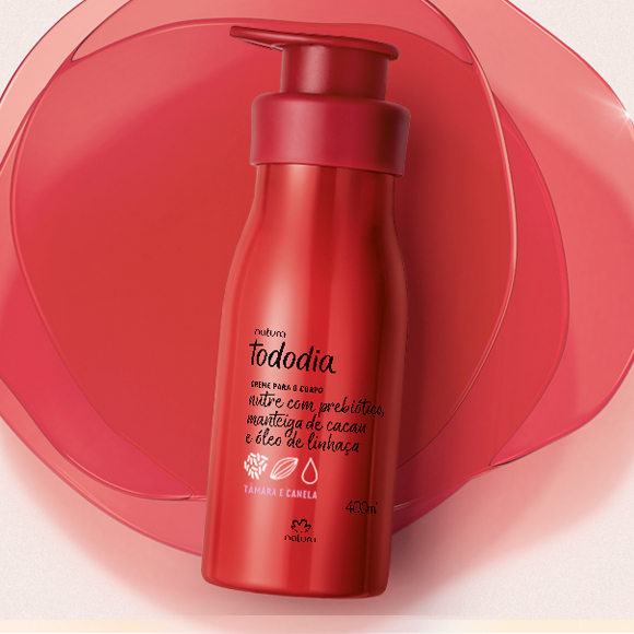 Creme Desodorante Nutritivo para o Corpo Tododia Tâmara e Canela 3 Visual mobile do Hidratante Tâmara e Canela
