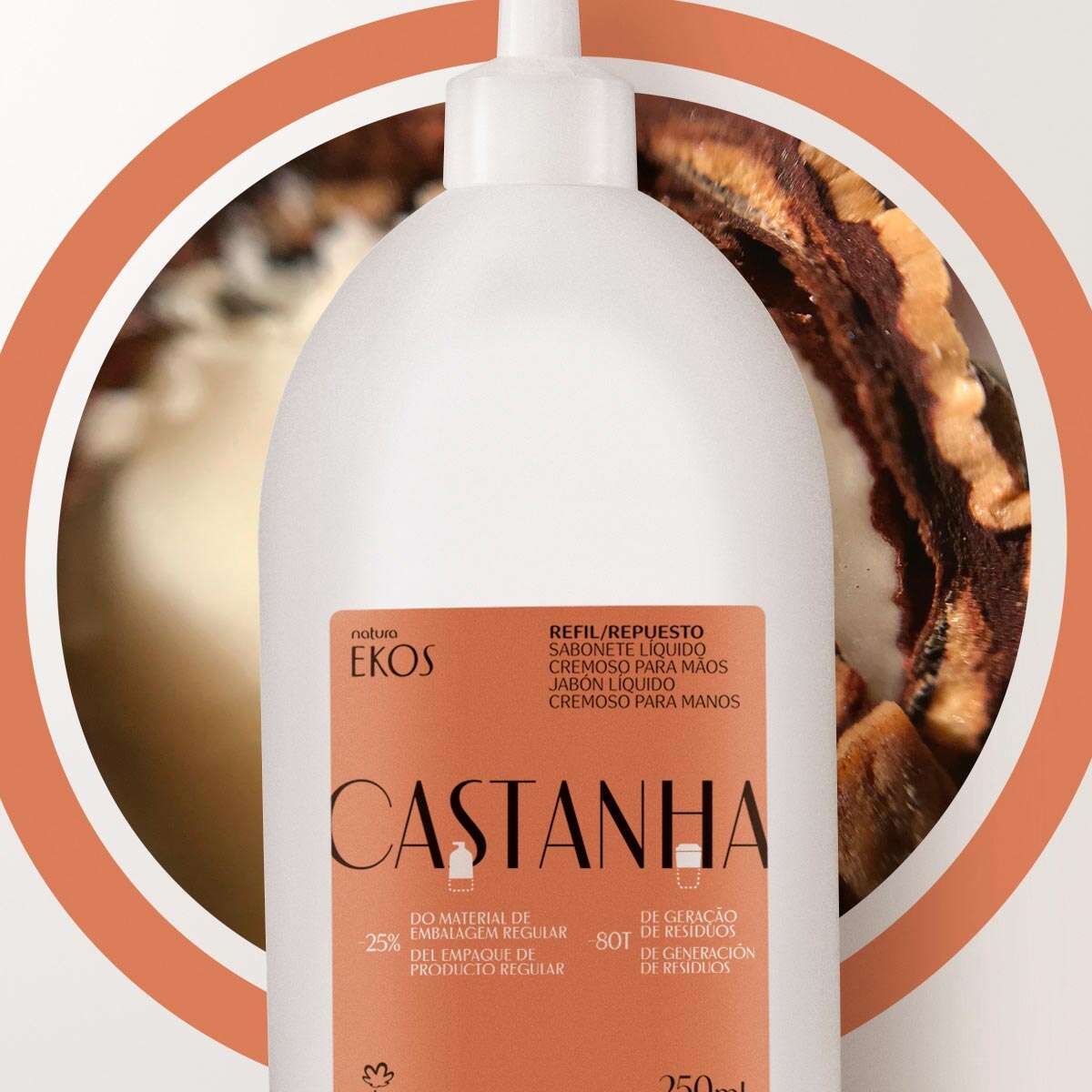 1767056750 609 Refil Sabonete Liquido Para Maos Castanha Ekos