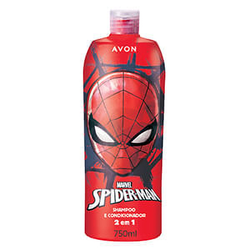 Marvel Spider- -Man Shampoo e Condicionador 2 em 1 2 Marvel Spider-Man Shampoo e Condicionador 2 em 1 Avon