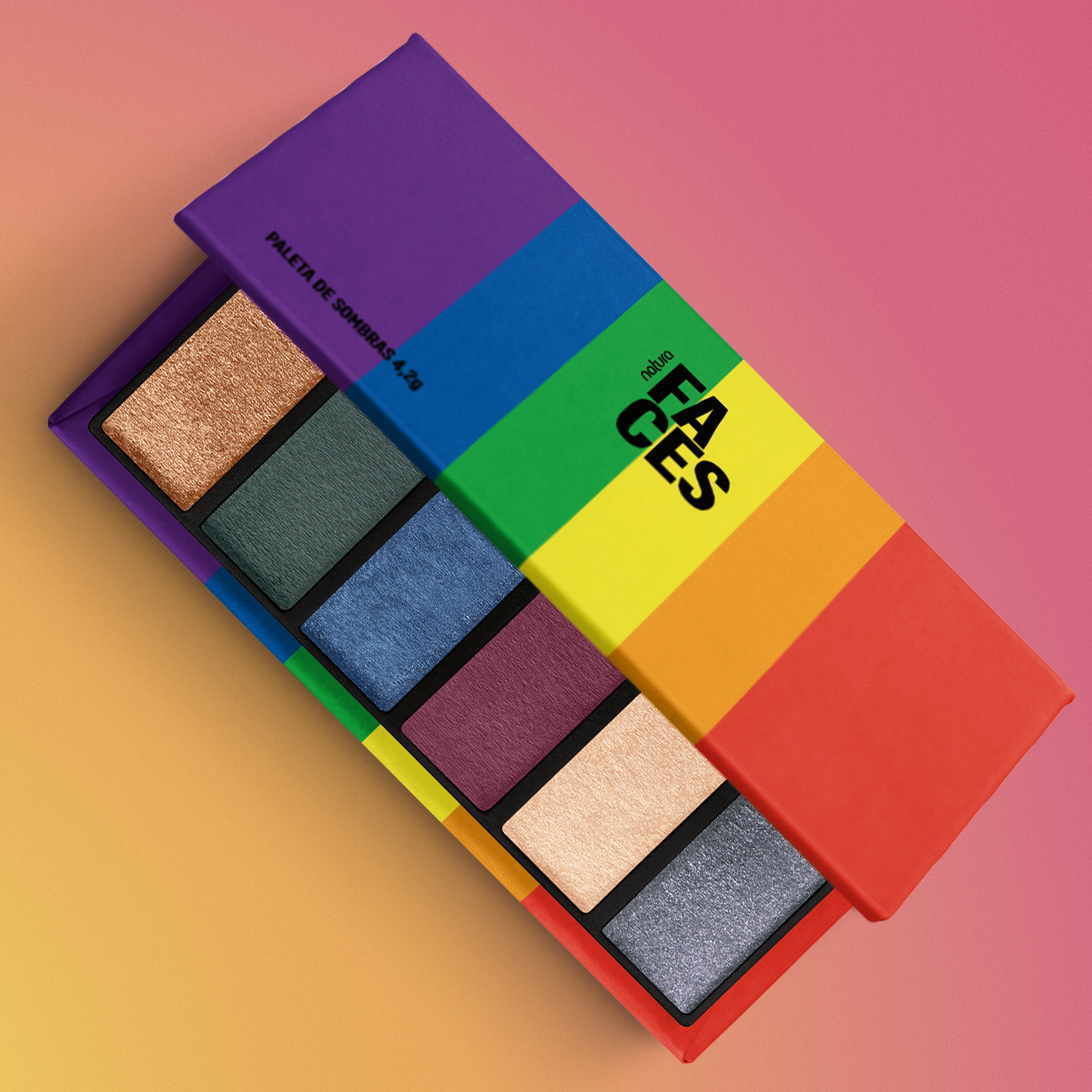 Visual mobile da Paleta Faces