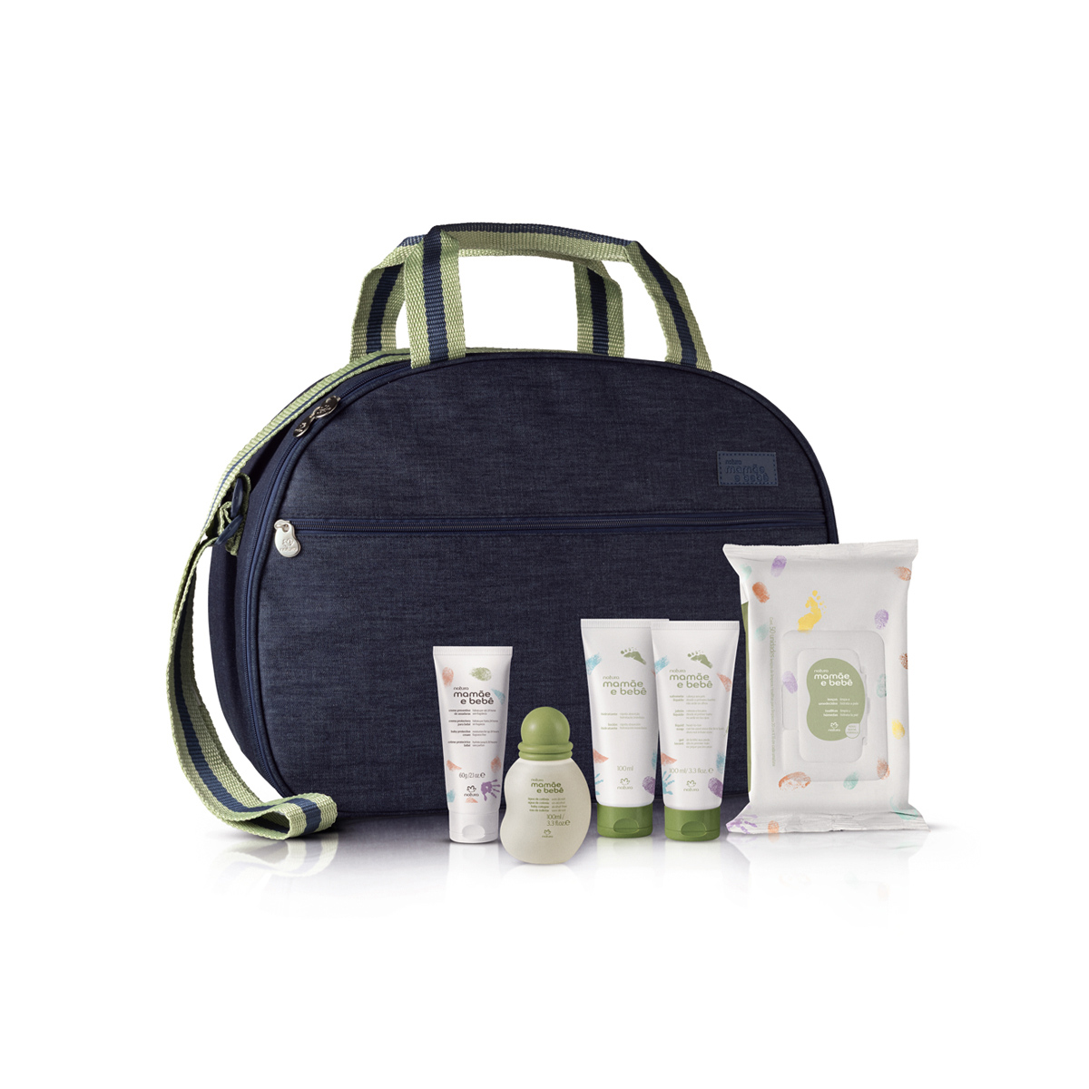 1767114694 670 Kit Mamae e Bebe com Mala Maternidade 6 produtos
