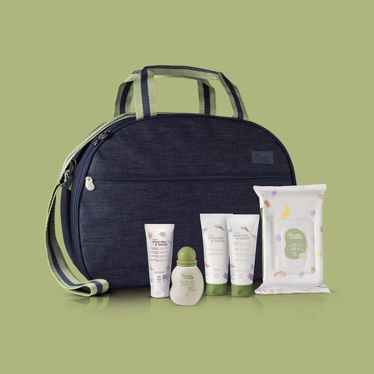 1767114694 691 Kit Mamae e Bebe com Mala Maternidade 6 produtos