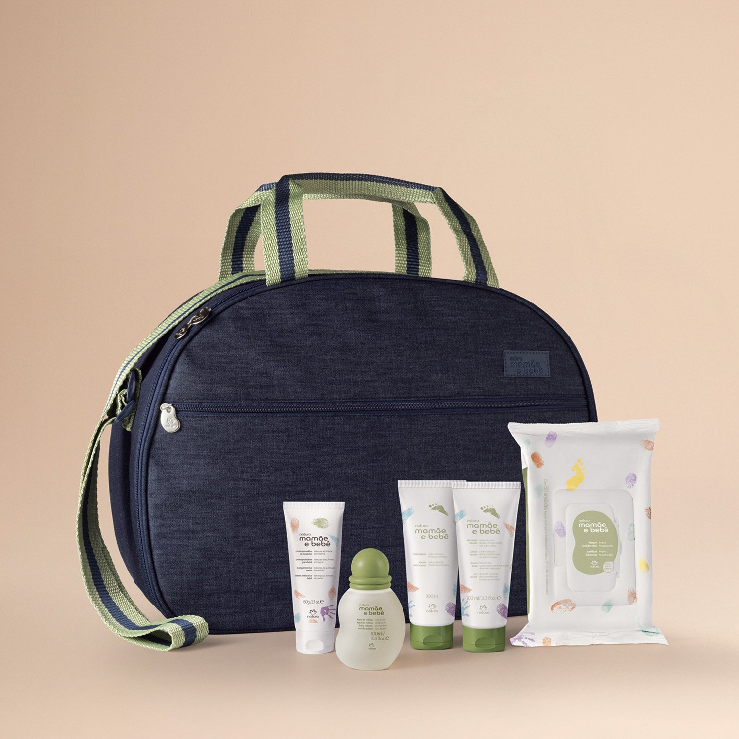 1767114694 891 Kit Mamae e Bebe com Mala Maternidade 6 produtos