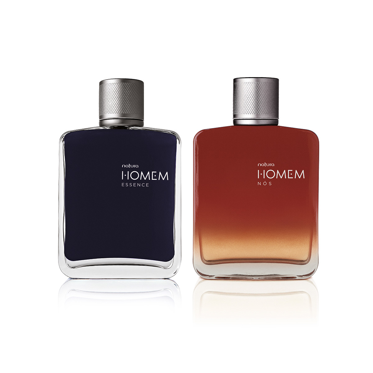 Kit Natura Homem Essence e Natura Homem Nós 4 Detalhe do frasco Natura Homem Essence