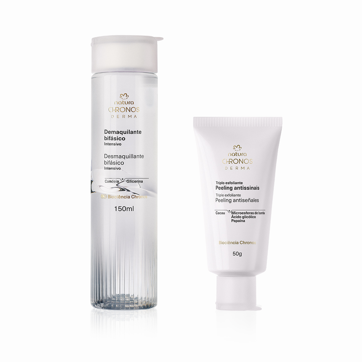 Triplo Esfoliante Chronos Derma close-up
