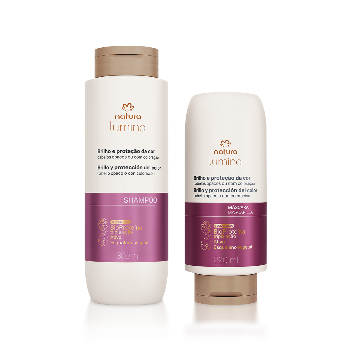 1767122736 178 Kit Lumina Brilho e Protecao da Cor Shampoo e Mascara