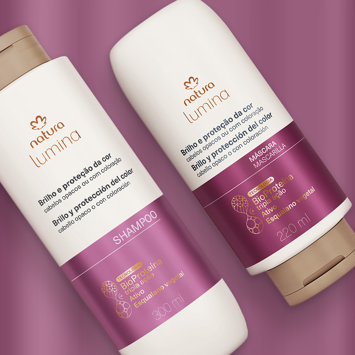 1767122736 487 Kit Lumina Brilho e Protecao da Cor Shampoo e Mascara
