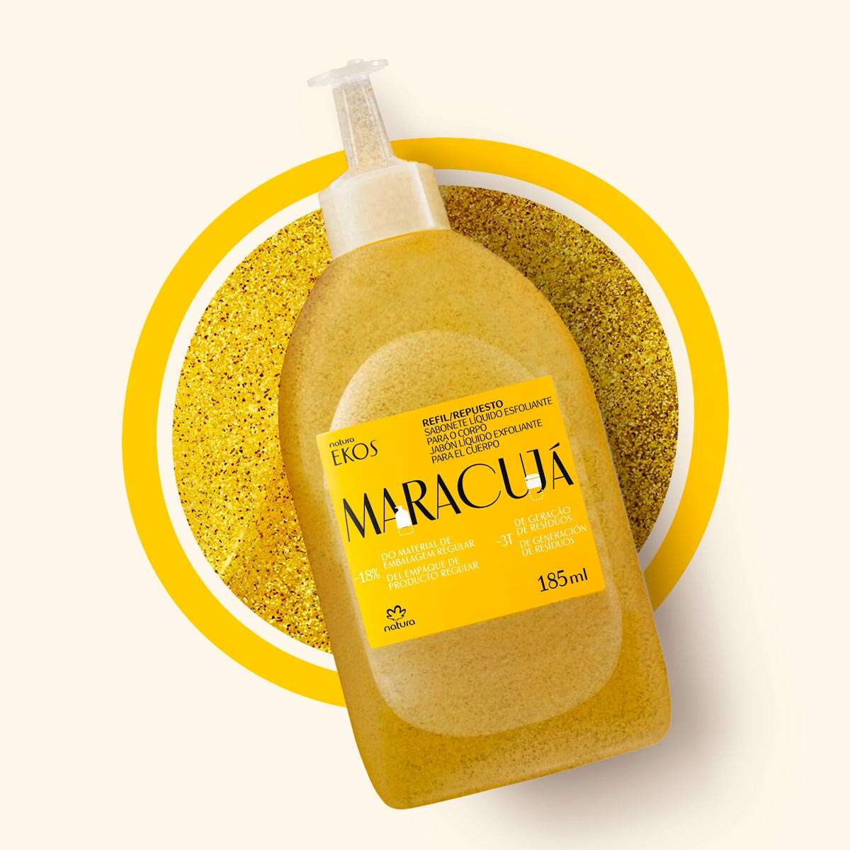 1767123373 325 Refil Ekos Sabonete Liquido Esfoliante Maracuja