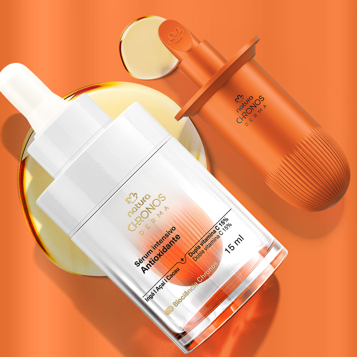 Imagem close-up do refil Chronos Derma