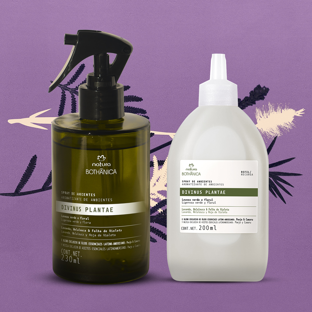 1767137431 144 Kit Bothanica Spray para Ambientes Divinus Plantae e Refil 2