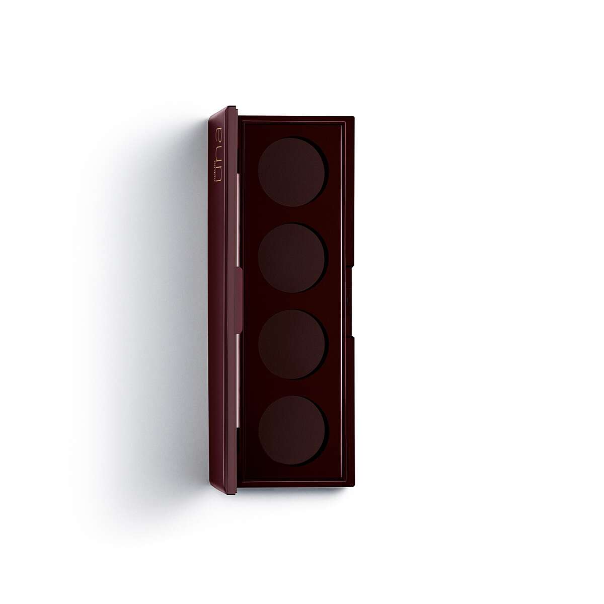 Detalhe das sombras no Estojo Refilável Studio Palette Una
