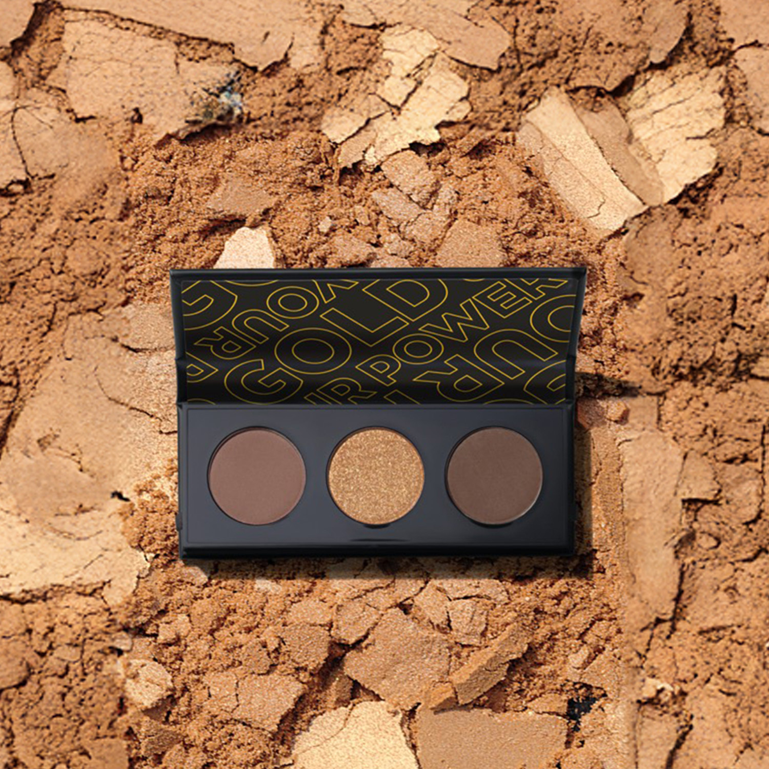 Banner mobile da Paleta Trio Gold Avon