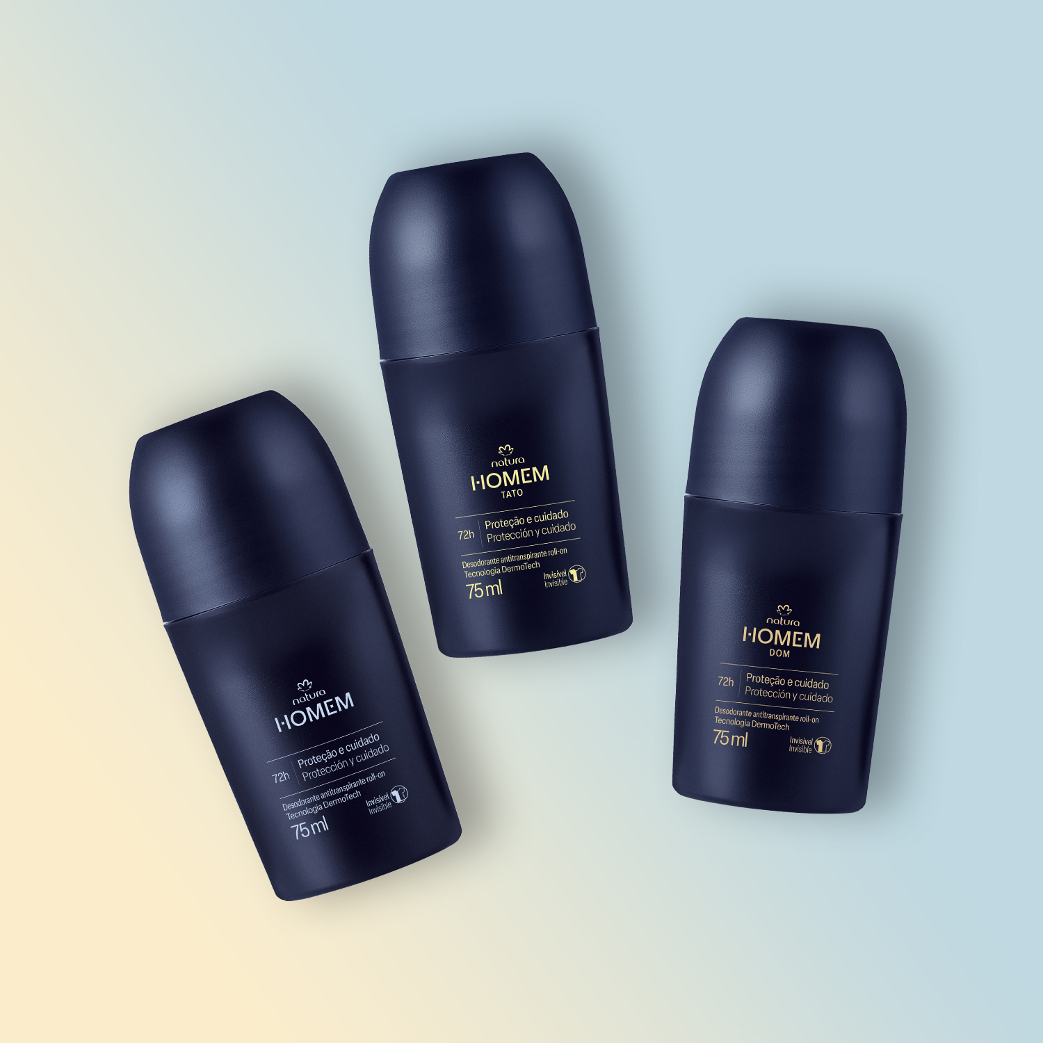 Visual mobile do kit Natura Homem
