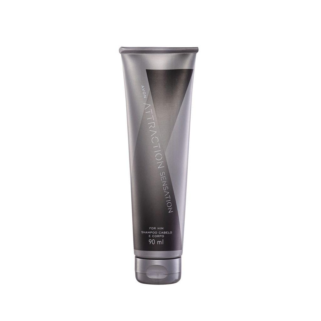 Attraction Sensation para Ele Shampoo Cabelo e Corpo