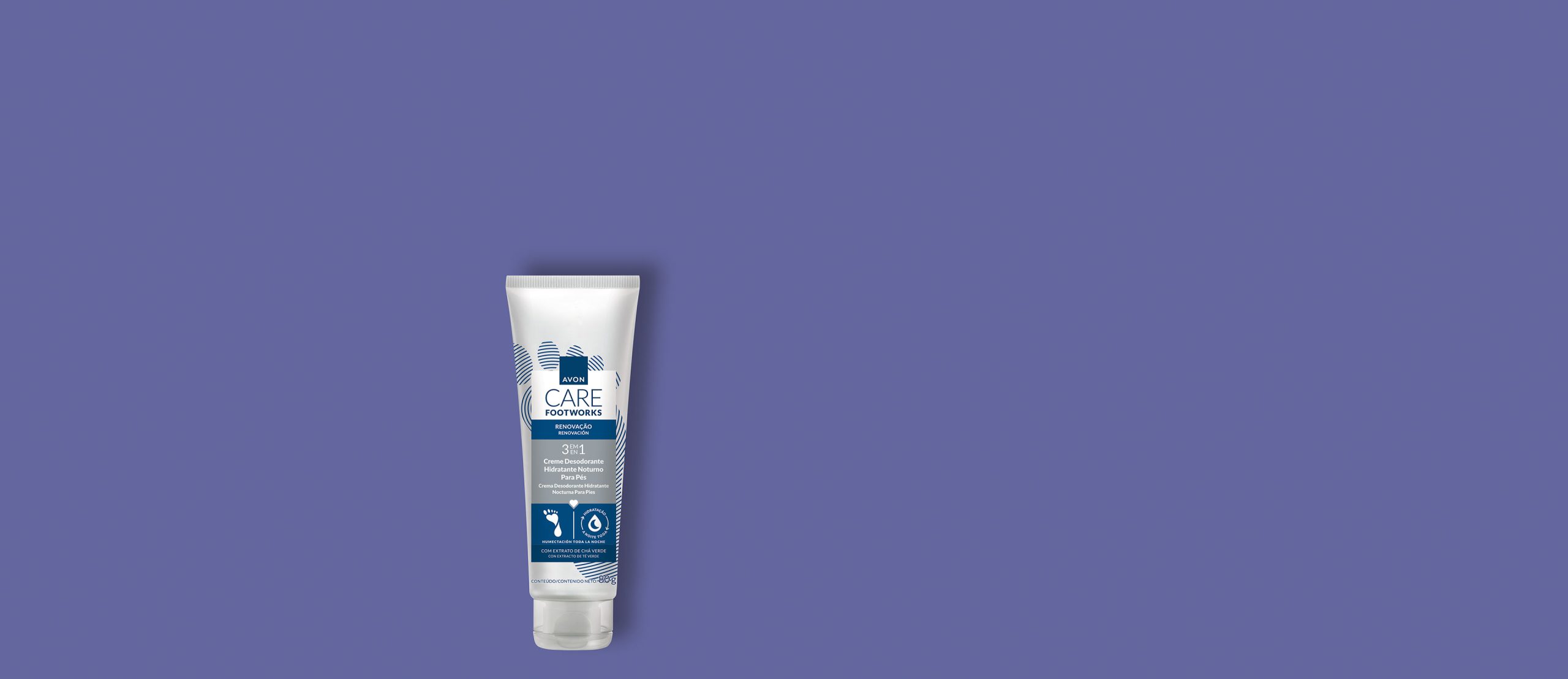 Avon Care Footworks Creme Desodorante Noturno scaled