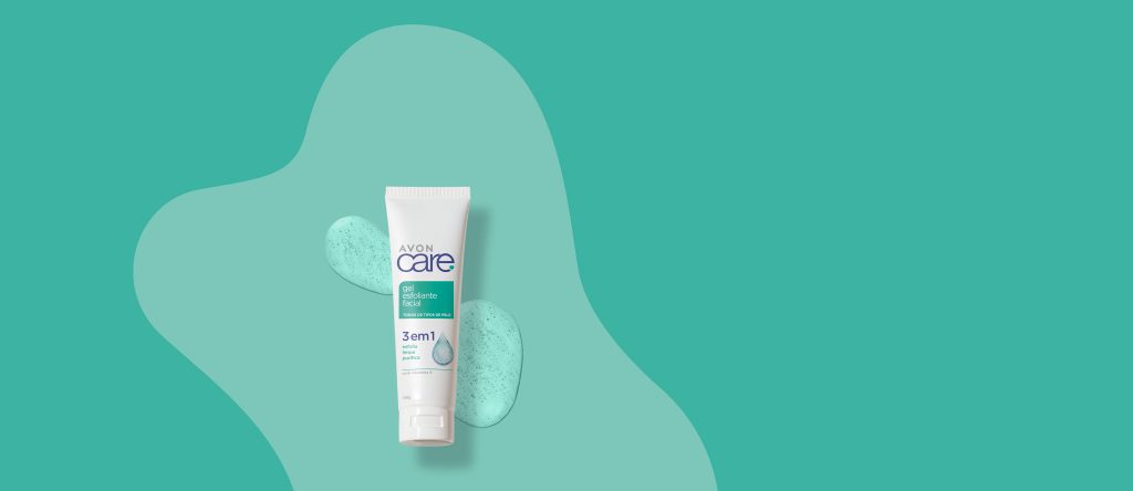 Avon Care Gel Esfoliante Facial 3 Em 1 100G