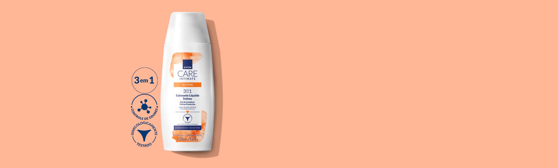 Avon Care Intimate Sabonete Liquido Intimo Active