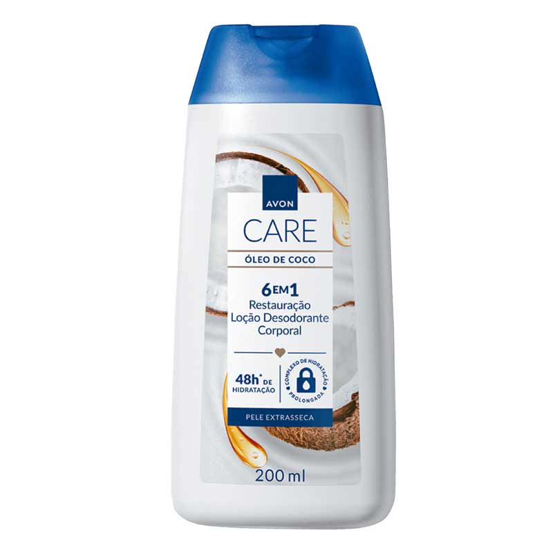 Avon Care Loção Desodorante Corporal Óleo de Coco