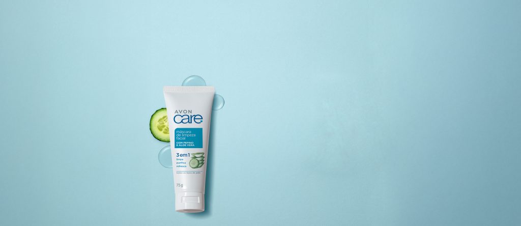 Avon Care Máscara de Limpeza Facial Pepino e Aloe Vera