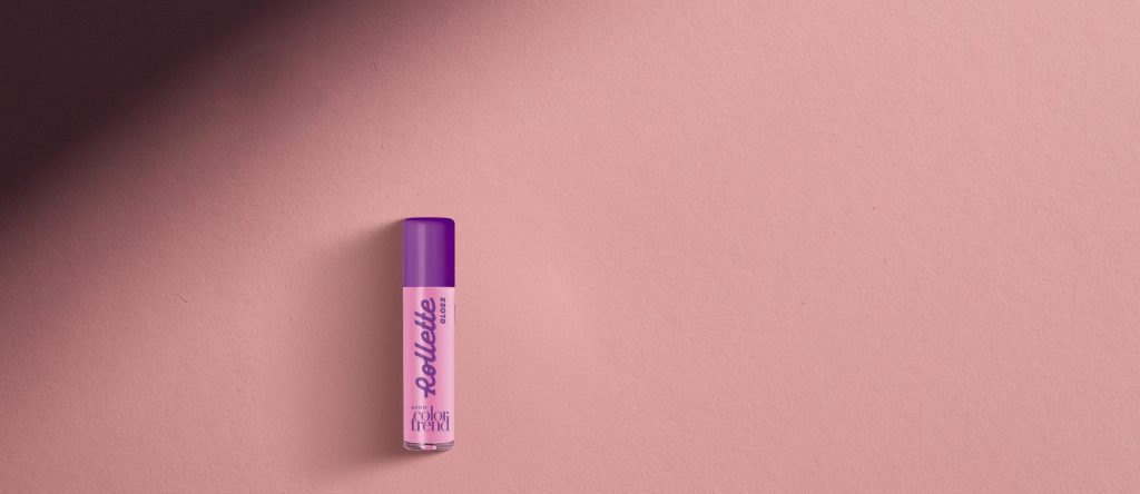 Avon Color Trend Brilho Rollette Glitter Para Labios Chiclete De Tutti Frutti