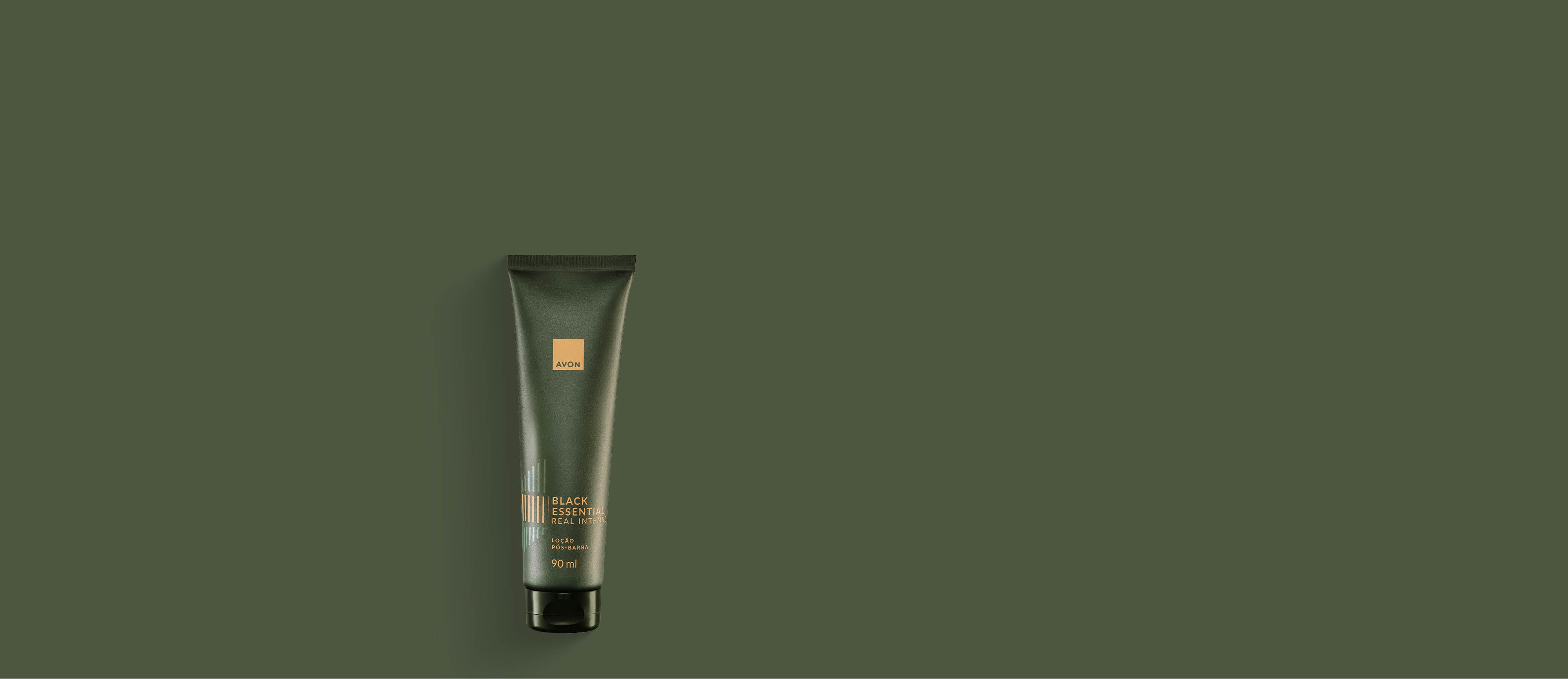 Banner desktop da Loção Pós-Barba Black Essential Real Intense
