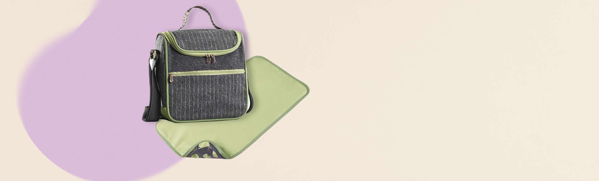 Bolsa Natura Mamae e Bebe com Trocador