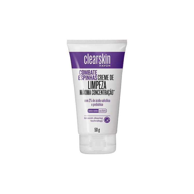 Combate Espinhas Creme de Limpeza Máxima