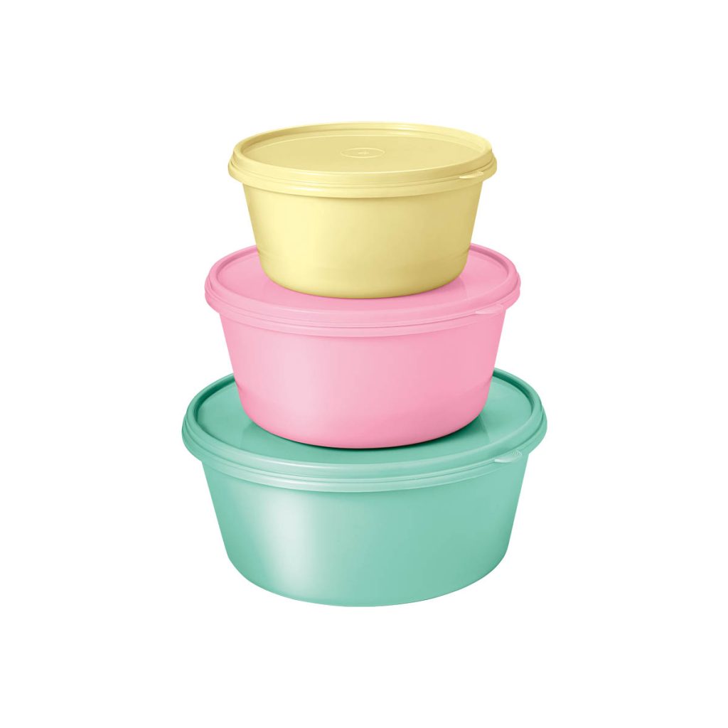 Conjunto 3 Potes Armazenar Candy