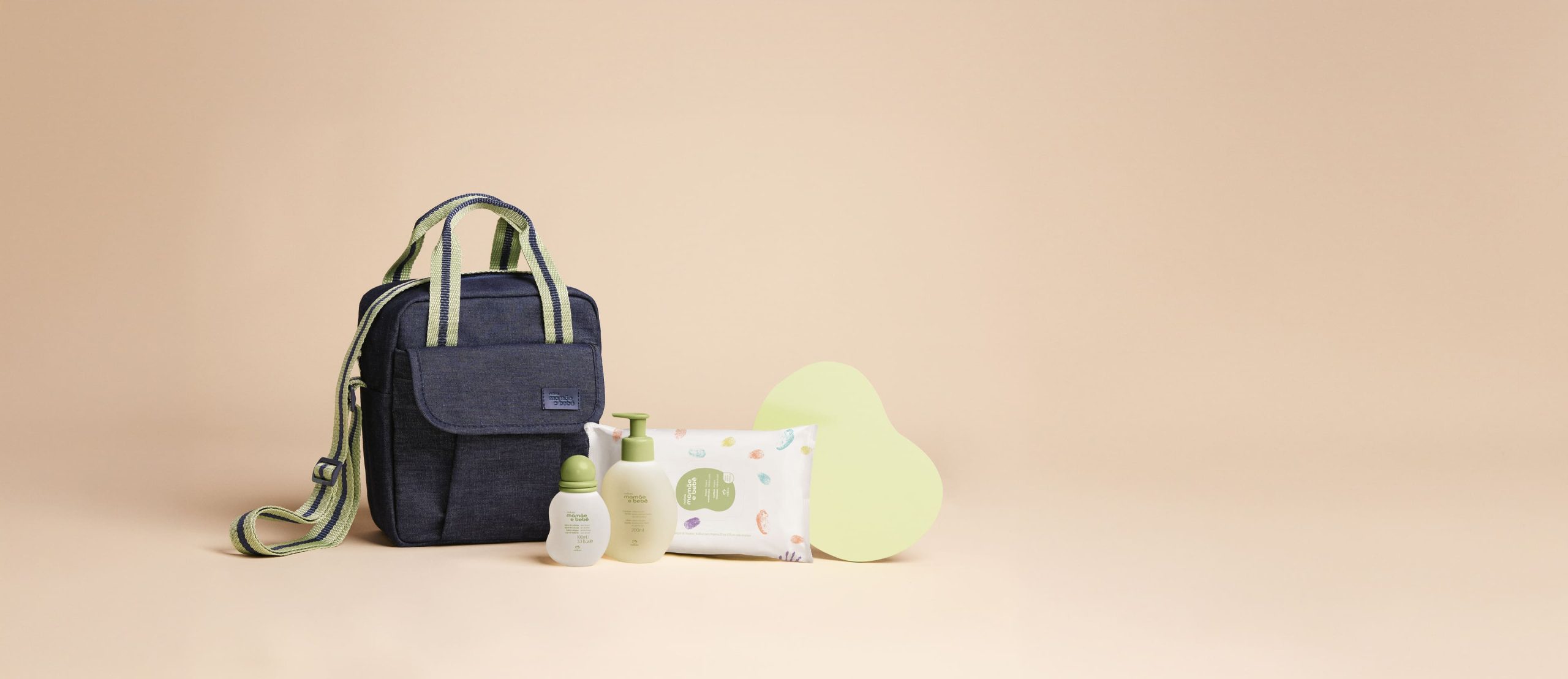 Conjunto Mamae e Bebe com frasqueira 4 produtos scaled