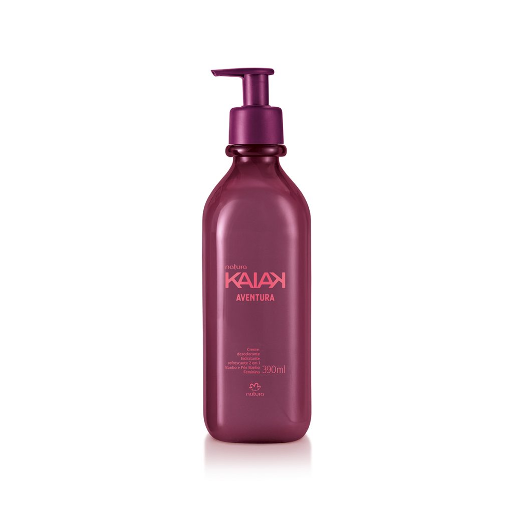 Creme Desodorante Hidratante Refrescante 2 em 1 Banho e Pós Banho Kaiak Aventura Feminino