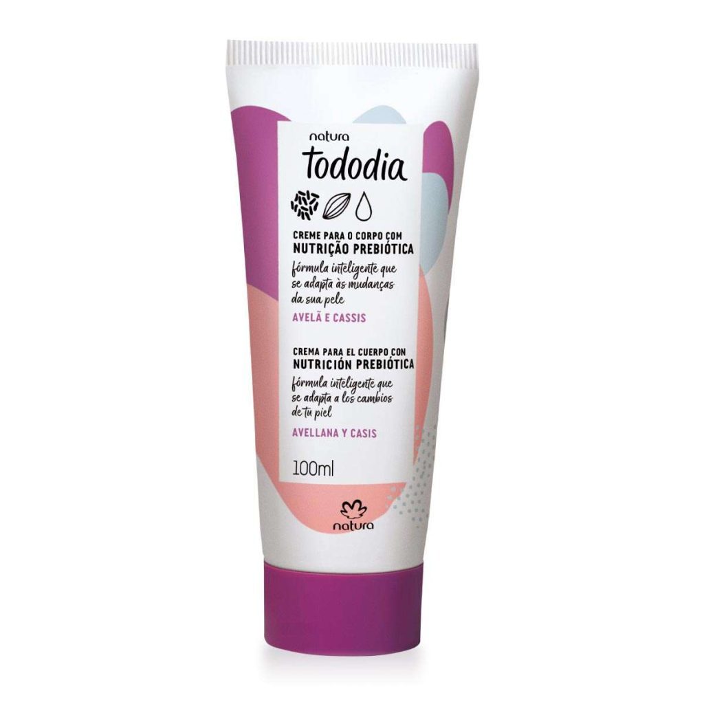 Creme Desodorante Nutritivo Para o Corpo Tododia Avelã e Cassis